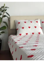 Kalpli Yatak Örtüsü Beyaz - Görsel 4