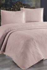 Ultrasonik Kapitoneli Yatak Örtüsü Pudra